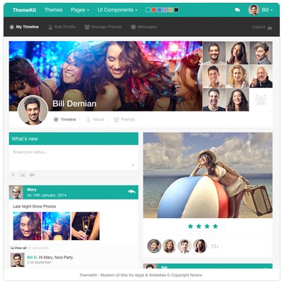 Social Network Template